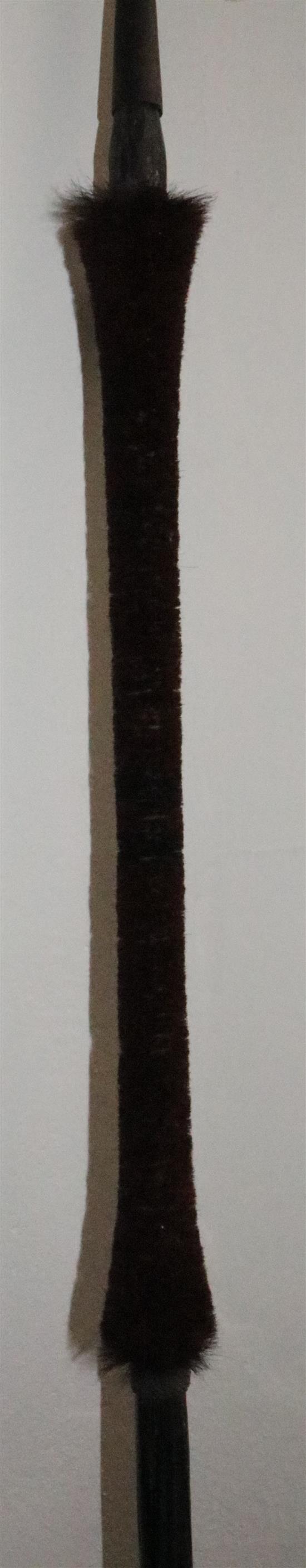 An Assam iron spear, 6ft 10in.